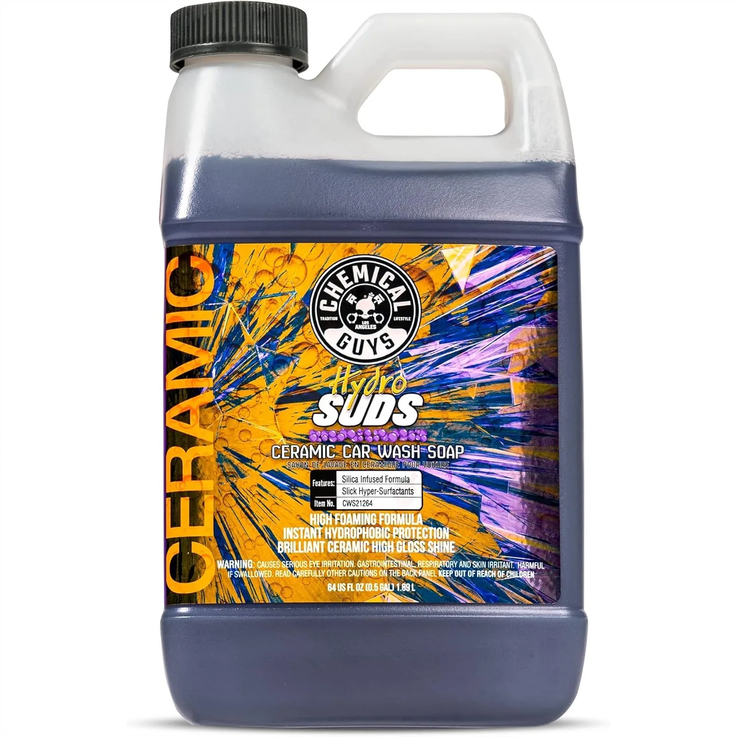 High Foaming Car Wash Soap with Ceramic Shine for Cars Trucks Motorcycles RVs Berry Scent 64 fl oz
High Foaming Car Wash Soap with Ceramic Shine for Cars Trucks Motorcycles RVs Berry Scent 64 fl oz