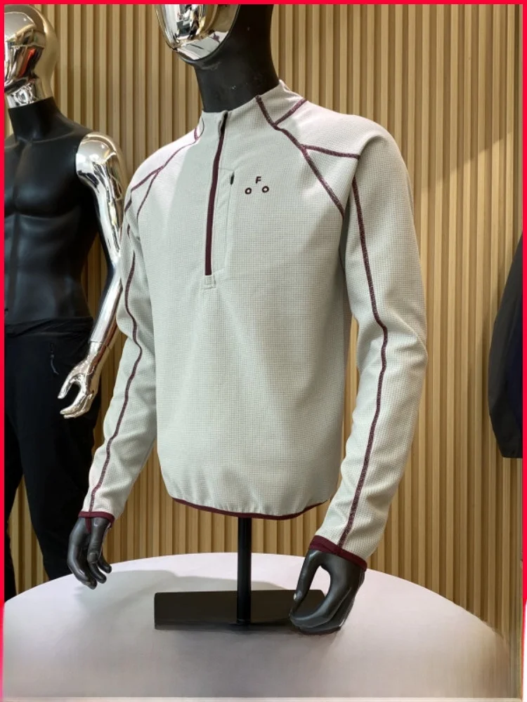 Outdoor Men's Long Sleeve T-Shirt Half Zip Base Shirt Hsu Line Polyester Fiber Quick Dry Standard Fit Spring Couple Top
Outdoor Men's Long Sleeve T-Shirt Half Zip Base Shirt Hsu Line Polyester Fiber Quick Dry Standard Fit Spring Couple Top
