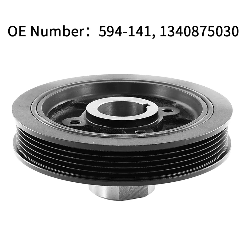 New Harmonic Balancer Replacement Parts 594-141,1340875030 For Toyota 4Runner 1996-2000 Tacoma 1995-2004 L4 2.4L 2.7L
New Harmonic Balancer Replacement Parts 594-141,1340875030 For Toyota 4Runner 1996-2000 Tacoma 1995-2004 L4 2.4L 2.7L