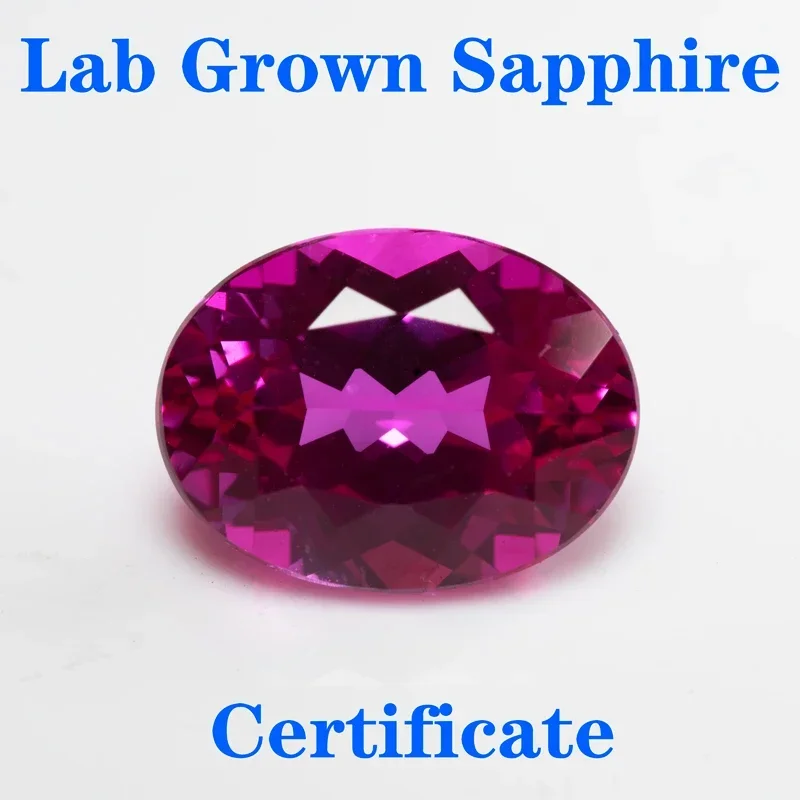 Top Lab Grown Sapphire Oval Shape Hot Pink Color Charms Beads for Diy Jewelry Making Material Selectable AGL Certificate
Top Lab Grown Sapphire Oval Shape Hot Pink Color Charms Beads for Diy Jewelry Making Material Selectable AGL Certificate