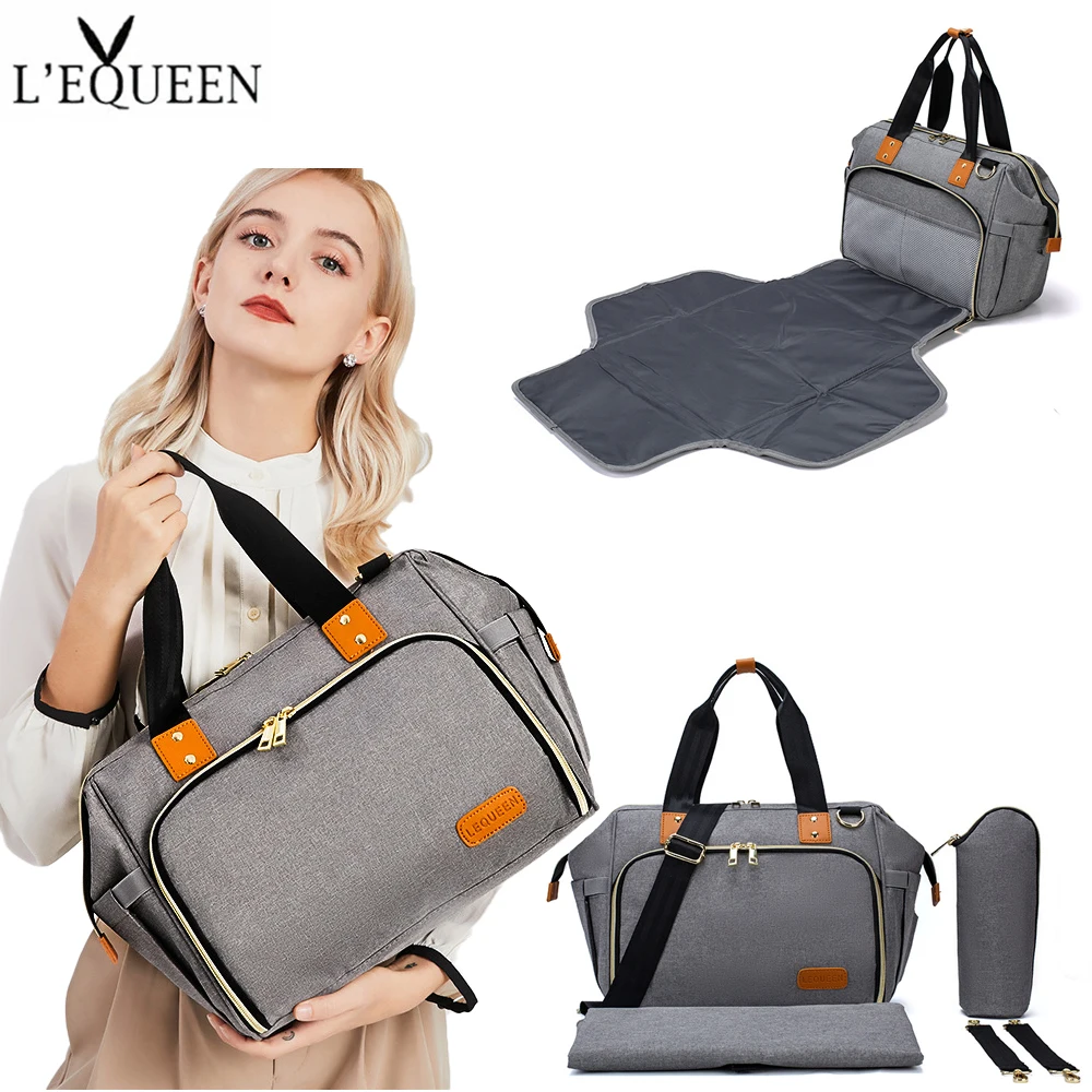 Lequeen Large Capacity Disassembled as a Bed Mummy Travel Backpack Diaper Bag Mummy Maternity Nappy Bag Backpack for Mom Baby
Lequeen Large Capacity Disassembled as a Bed Mummy Travel Backpack Diaper Bag Mummy Maternity Nappy Bag Backpack for Mom Baby
