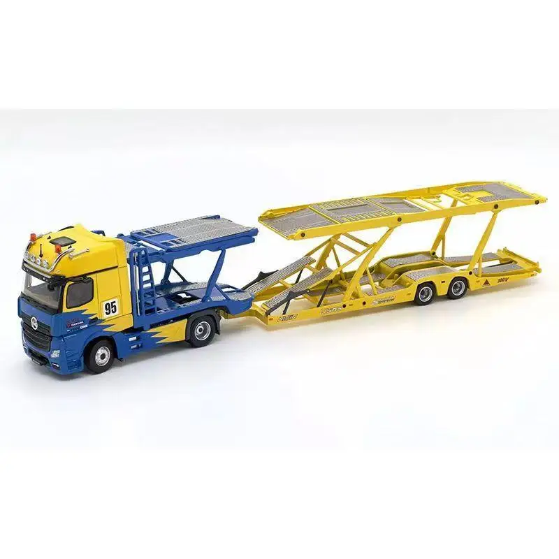 UM Model 1:64 Mercedes-Benz double-decker transport trailer alloy model collection decoration, a holiday gift for friends.
UM Model 1:64 Mercedes-Benz double-decker transport trailer alloy model collection decoration, a holiday gift for friends.