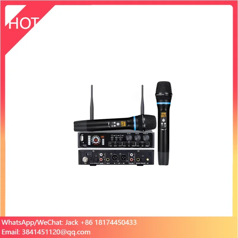 N223+513 Front-end Effector Microphone All-in-one Machine, Karaoke Stage Performance, Outdoor Home KTV Wireless Microphone
N223+513 Front-end Effector Microphone All-in-one Machine, Karaoke Stage Performance, Outdoor Home KTV Wireless Microphone