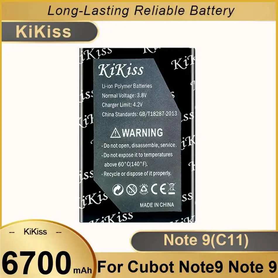 Premium Replacement Mobile Phone Battery For Cubot Note9 Note 9 9 C11 High Compatibility 6700mah
Premium Replacement Mobile Phone Battery For Cubot Note9 Note 9 9 C11 High Compatibility 6700mah