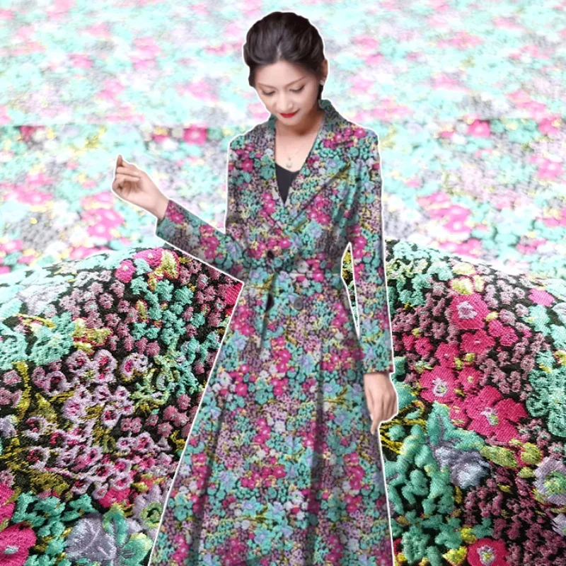 Jacquard Brocade Fabric Polyester Luxurious Gold Silk Yarn-dyed Windbreaker Dress Fashion Diy Cloth Wholesale by the Yard
Jacquard Brocade Fabric Polyester Luxurious Gold Silk Yarn-dyed Windbreaker Dress Fashion Diy Cloth Wholesale by the Yard