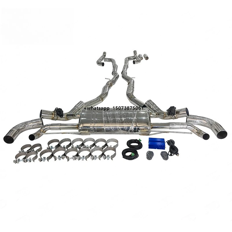 304 Stainless Steel Catback Muffler Exhaust System for 2019+G05 G06 X5 X6 M50i M60i Exhaust Equal Length
304 Stainless Steel Catback Muffler Exhaust System for 2019+G05 G06 X5 X6 M50i M60i Exhaust Equal Length