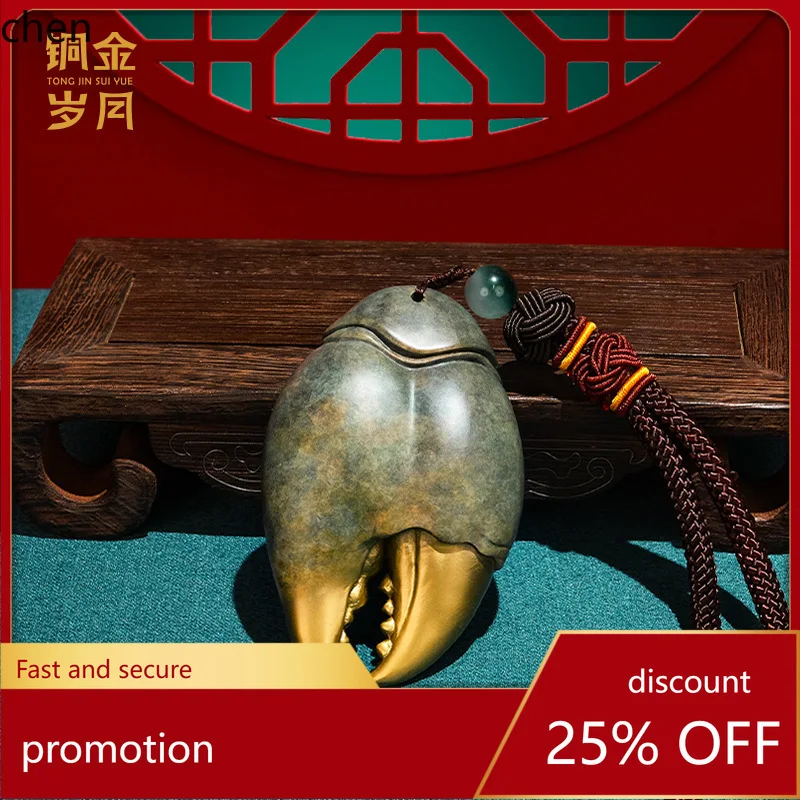 HT Copper Golden Years Hand Holding Money Brass Ornament Brass Crab Claw Handheld Piece Souvenir
HT Copper Golden Years Hand Holding Money Brass Ornament Brass Crab Claw Handheld Piece Souvenir