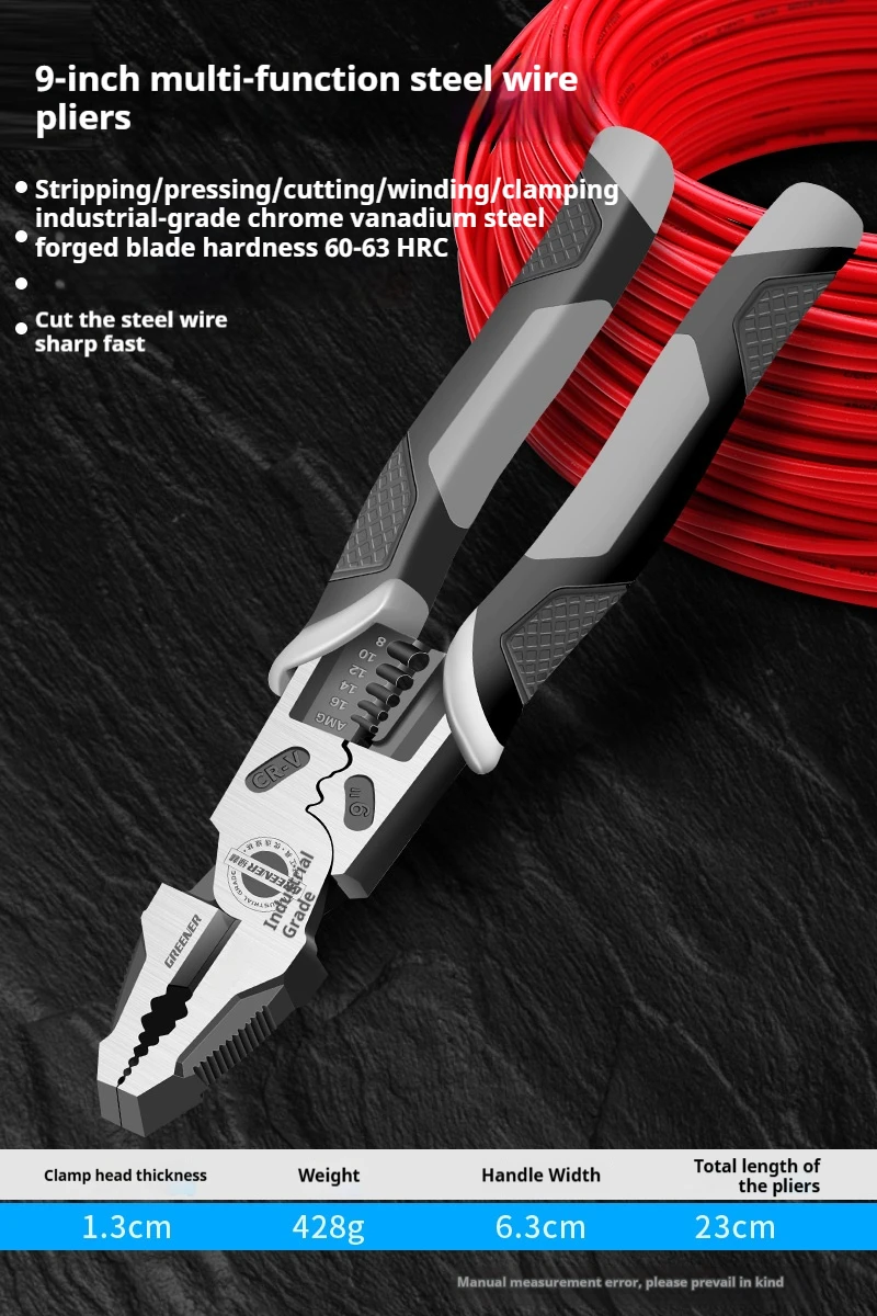 Multifunctional Universal Diagonal Pliers Needle Nose Pliers Hardware Tools Universal Wire Cutters Electrician Wire Pliers
Multifunctional Universal Diagonal Pliers Needle Nose Pliers Hardware Tools Universal Wire Cutters Electrician Wire Pliers