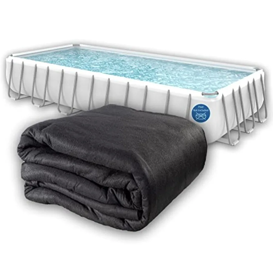 Above Ground Pool Liner Pad 16' x 32' Rectangle Protects the Bottom of Aboveground Pool and Extends Life of the Liner Strong Du
Above Ground Pool Liner Pad 16' x 32' Rectangle Protects the Bottom of Aboveground Pool and Extends Life of the Liner Strong Du