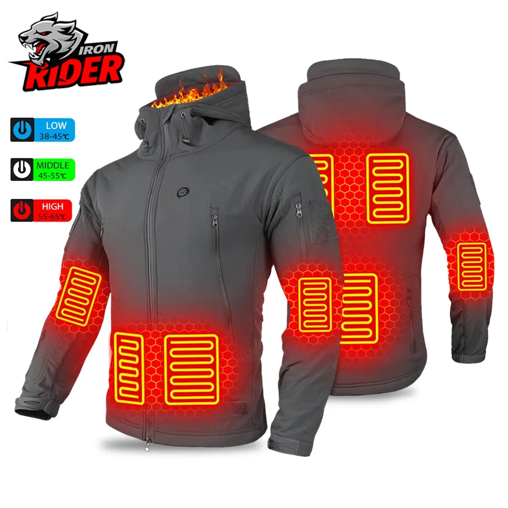 Winter Heated Jacket Motorcycle Men Heated Jacket Skiing Windproof Hiking Keep Warm Bottom Fishing Clothes USB Electric Heating
Winter Heated Jacket Motorcycle Men Heated Jacket Skiing Windproof Hiking Keep Warm Bottom Fishing Clothes USB Electric Heating