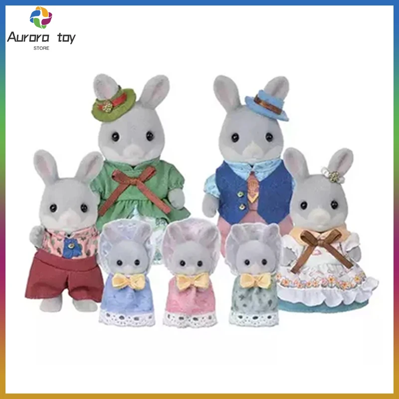 Sylvanian Families Anniversary Cotton Tail Rabbit Family Set Realistic Animal Doll Kids Play Collectible Soft Figure Toy Gift
Sylvanian Families Anniversary Cotton Tail Rabbit Family Set Realistic Animal Doll Kids Play Collectible Soft Figure Toy Gift