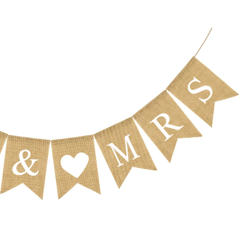 Swallowtail Wedding Banner Linen Burlap White Love Heart Letter Printing Party Decoration Garland Wedding Party Supplies
Swallowtail Wedding Banner Linen Burlap White Love Heart Letter Printing Party Decoration Garland Wedding Party Supplies