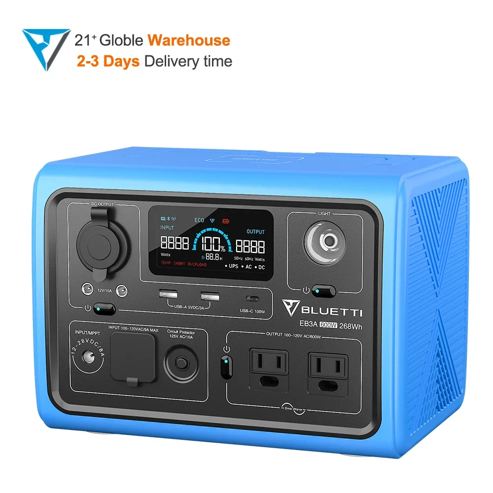 Large Capacity Outdoor Mobile Energy Storage Power Supply Backup 500 Watts Portable Solar Power Station
Large Capacity Outdoor Mobile Energy Storage Power Supply Backup 500 Watts Portable Solar Power Station