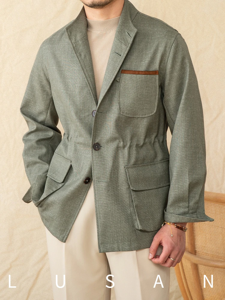 Gentry TEBA Casual Jacket Lightweight Non-ironing Retro Small Bony Suit Jacket Retro Relaxation Trendy Men
Gentry TEBA Casual Jacket Lightweight Non-ironing Retro Small Bony Suit Jacket Retro Relaxation Trendy Men