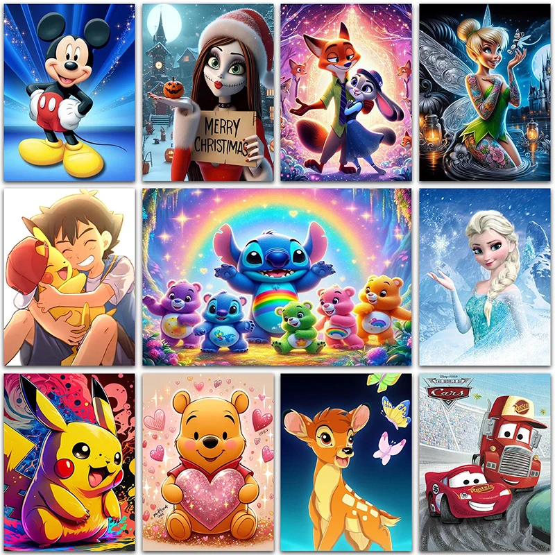 Disney Diamond Art Painting Mickey Mouse stitch Pikachu Home Decor Full Square&Round Diamond mosaic embroidery Cross stitch Sale
Disney Diamond Art Painting Mickey Mouse stitch Pikachu Home Decor Full Square&Round Diamond mosaic embroidery Cross stitch Sale