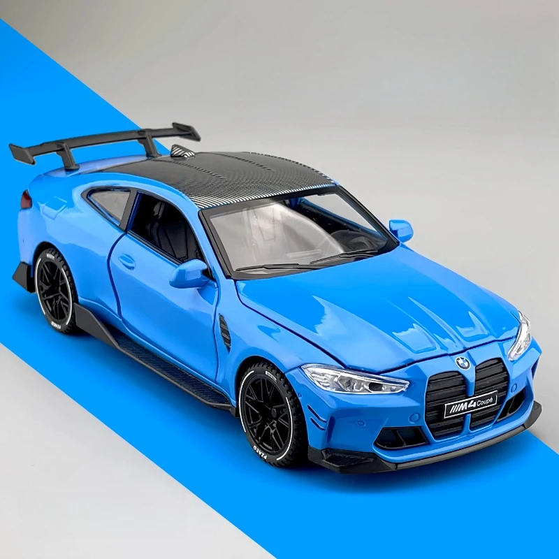 1:32 M4 Coupe Sterrato Sports Car Alloy Model Diecast Metal Simulation Decoration with Sound Light Toy Car Gifts
1:32 M4 Coupe Sterrato Sports Car Alloy Model Diecast Metal Simulation Decoration with Sound Light Toy Car Gifts