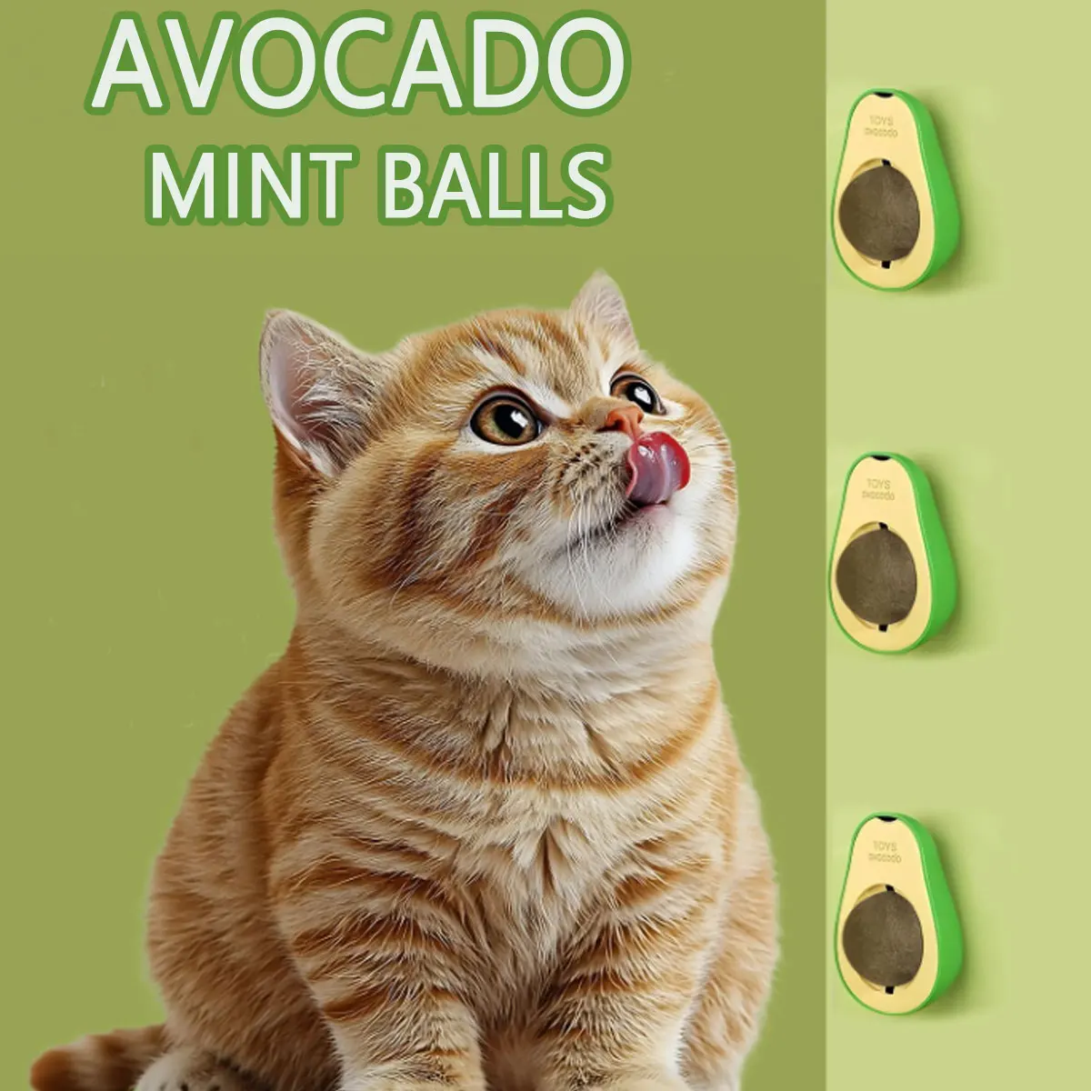Cat Avocado Mint Ball Rotatable Cat Chewing Stick Self-Help Toy For Cleaning Teeth Entertaining Cats
Cat Avocado Mint Ball Rotatable Cat Chewing Stick Self-Help Toy For Cleaning Teeth Entertaining Cats