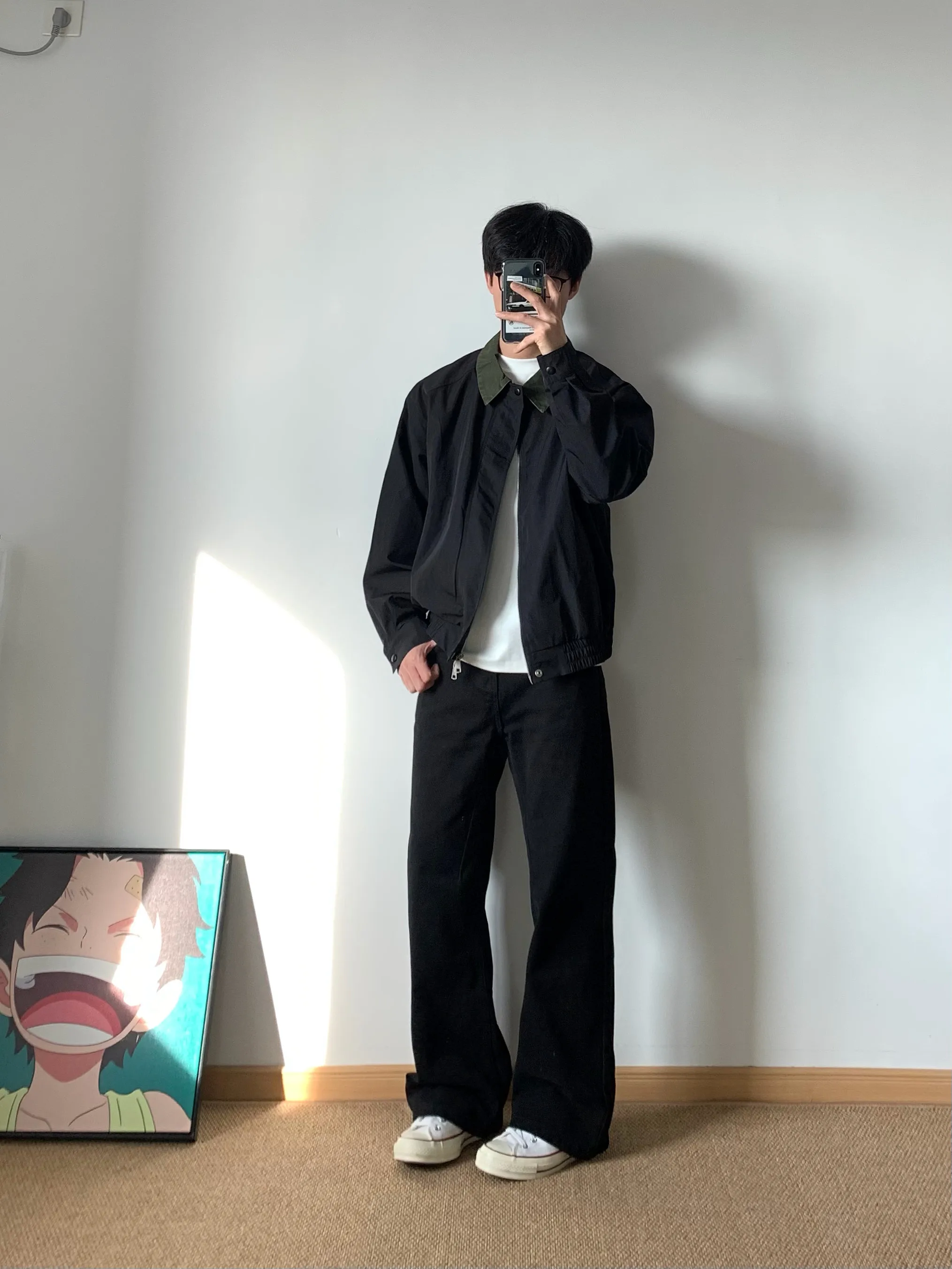 American High Street Simple CleanFit Retro Black Flared Jeans Men's Loose Straight Leg Slimming Long Pants Spring Season
American High Street Simple CleanFit Retro Black Flared Jeans Men's Loose Straight Leg Slimming Long Pants Spring Season