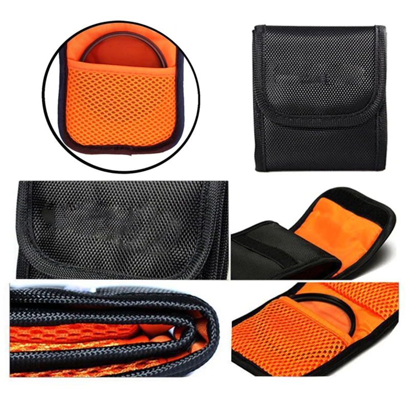 3 Pockets Lens Filter Bag Camera Lens Filter Pouch For 82mm ND UV CPL Camera Lens Filter Holder Wallet Case
3 Pockets Lens Filter Bag Camera Lens Filter Pouch For 82mm ND UV CPL Camera Lens Filter Holder Wallet Case