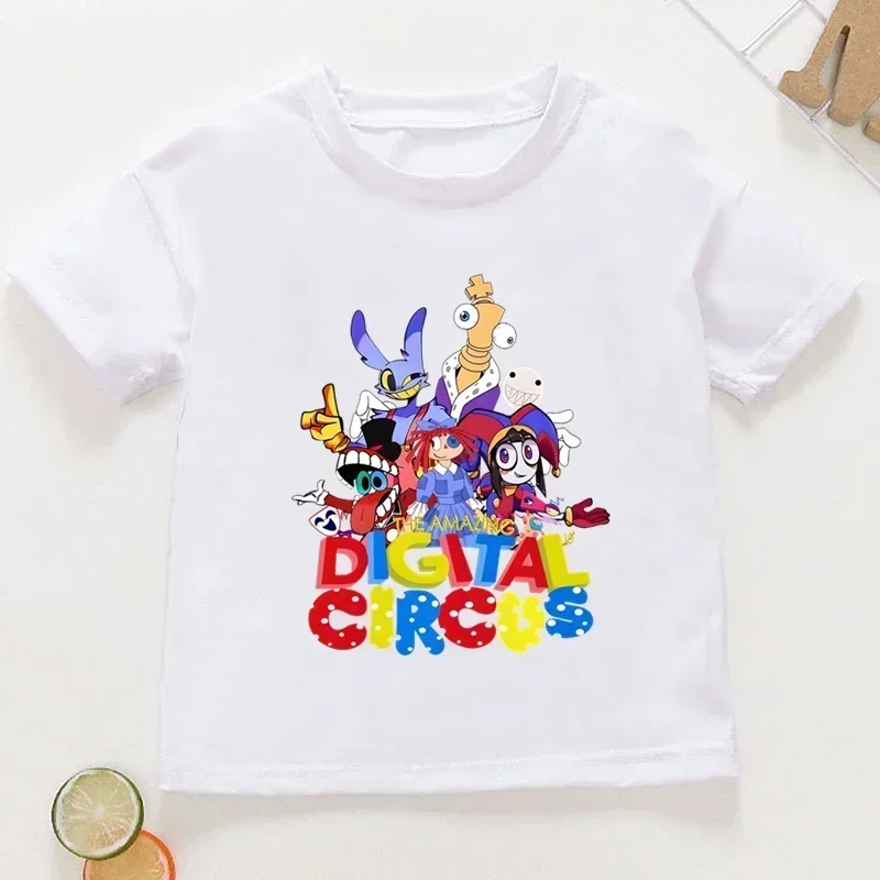 Amazing Digital Circus Print Children T Shirt Kid Girl Boy Clothing Summer Cotton Fashion Top Cute Cartoon Short Sleeve Baby Tee
Amazing Digital Circus Print Children T Shirt Kid Girl Boy Clothing Summer Cotton Fashion Top Cute Cartoon Short Sleeve Baby Tee