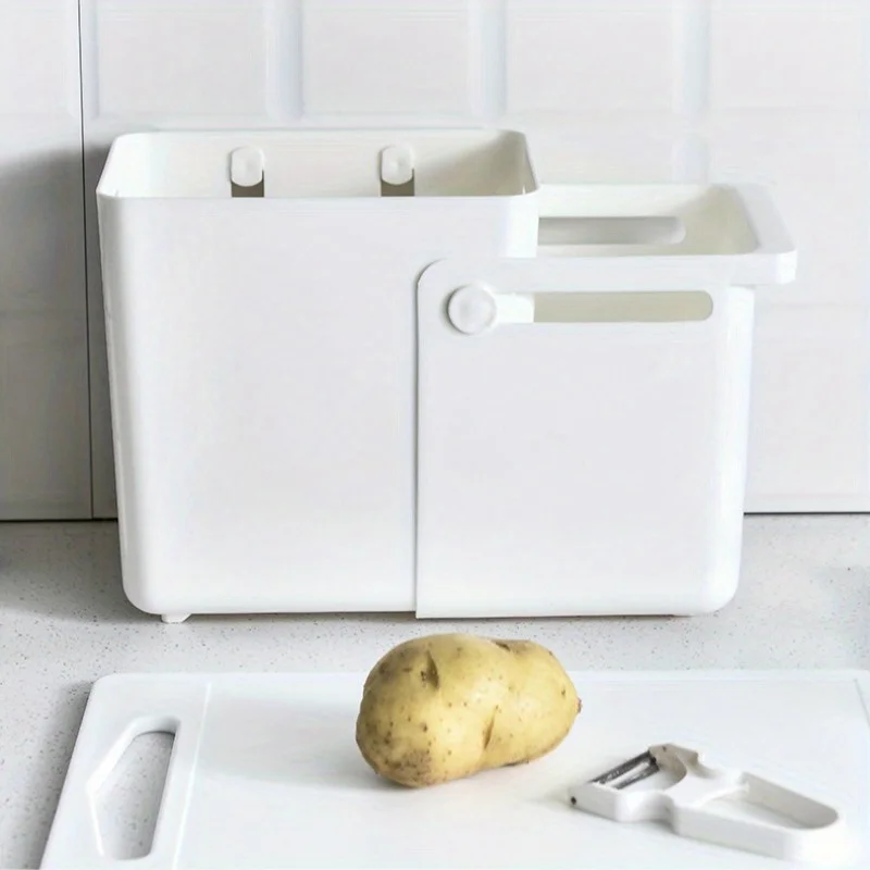 1PC Over The Door Hanging Trash Can,Extendable No Drill Kitchen Divided Waste Bin,Cabinet Door Mounted Kitchen Waste Storage Bin
1PC Over The Door Hanging Trash Can,Extendable No Drill Kitchen Divided Waste Bin,Cabinet Door Mounted Kitchen Waste Storage Bin