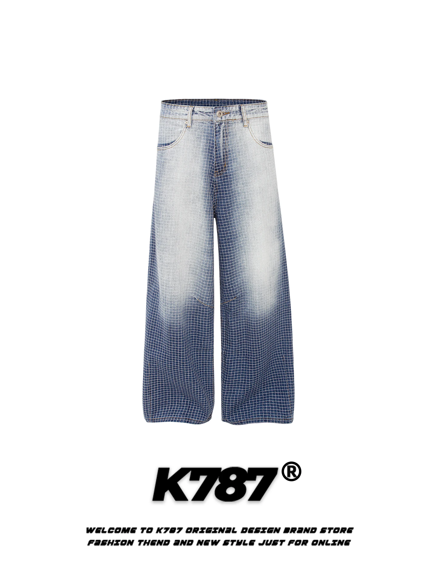 Брюки K787 в американском ретро-стиле с клетчатым узором и градиентным переходом цвета, повседневные, свободные, с высокой талией, прямые, широкие, в пол, унисекс
Брюки K787 в американском ретро-стиле с клетчатым узором и градиентным переходом цвета, повседневные, свободные, с высокой талией, прямые, широкие, в пол, унисекс