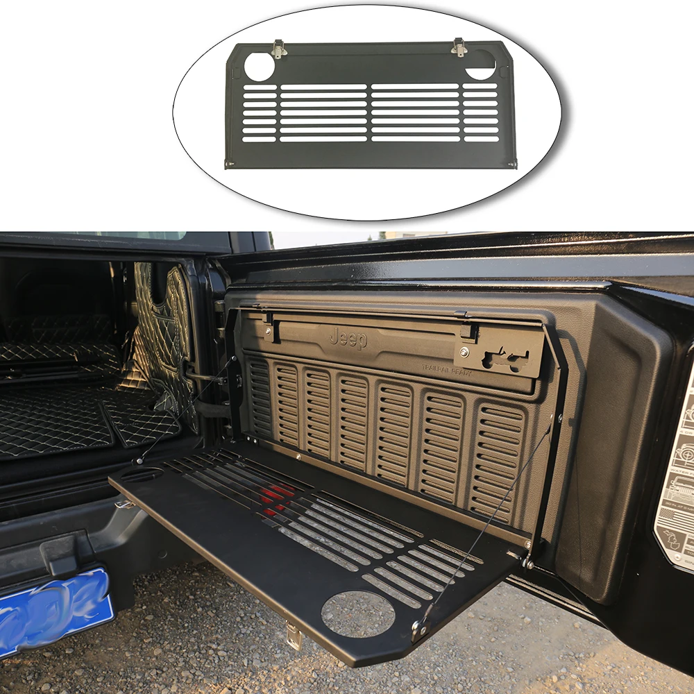 Lantsun JL1042 Foldable Tailgate Table Cargo Shlf Steel Rear Storage Shelf for Jeep for Wrangler JL2018+
Lantsun JL1042 Foldable Tailgate Table Cargo Shlf Steel Rear Storage Shelf for Jeep for Wrangler JL2018+