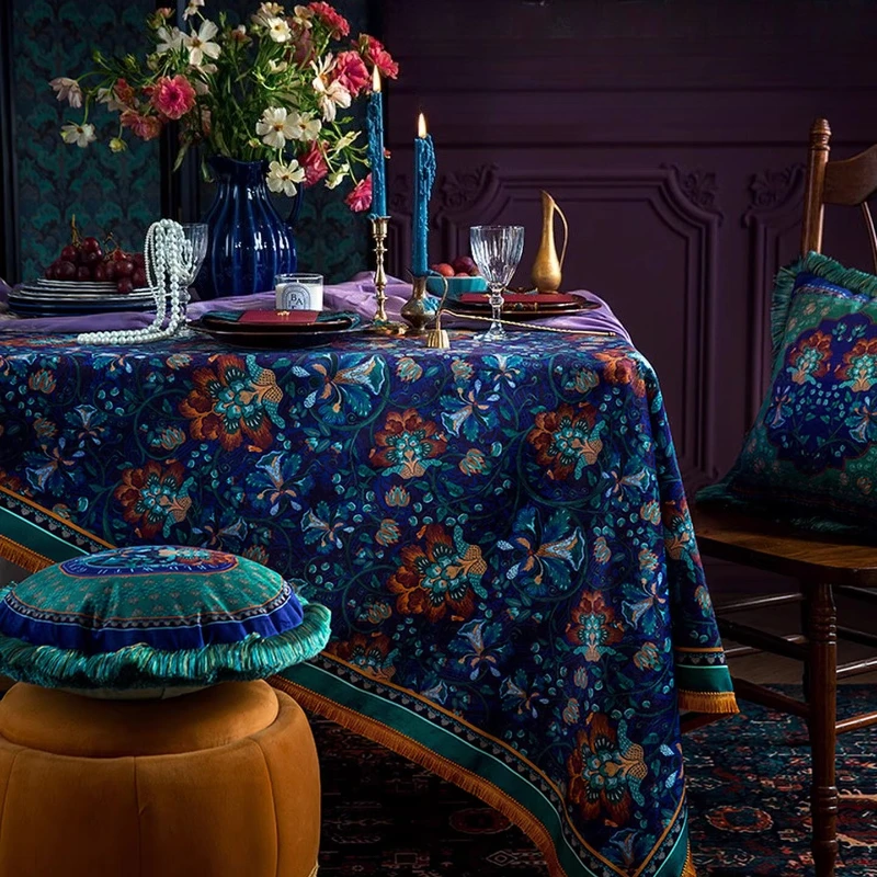 Retro light luxury dining table tablecloth coffee table premium waterproof rectangular tablecloth
Retro light luxury dining table tablecloth coffee table premium waterproof rectangular tablecloth