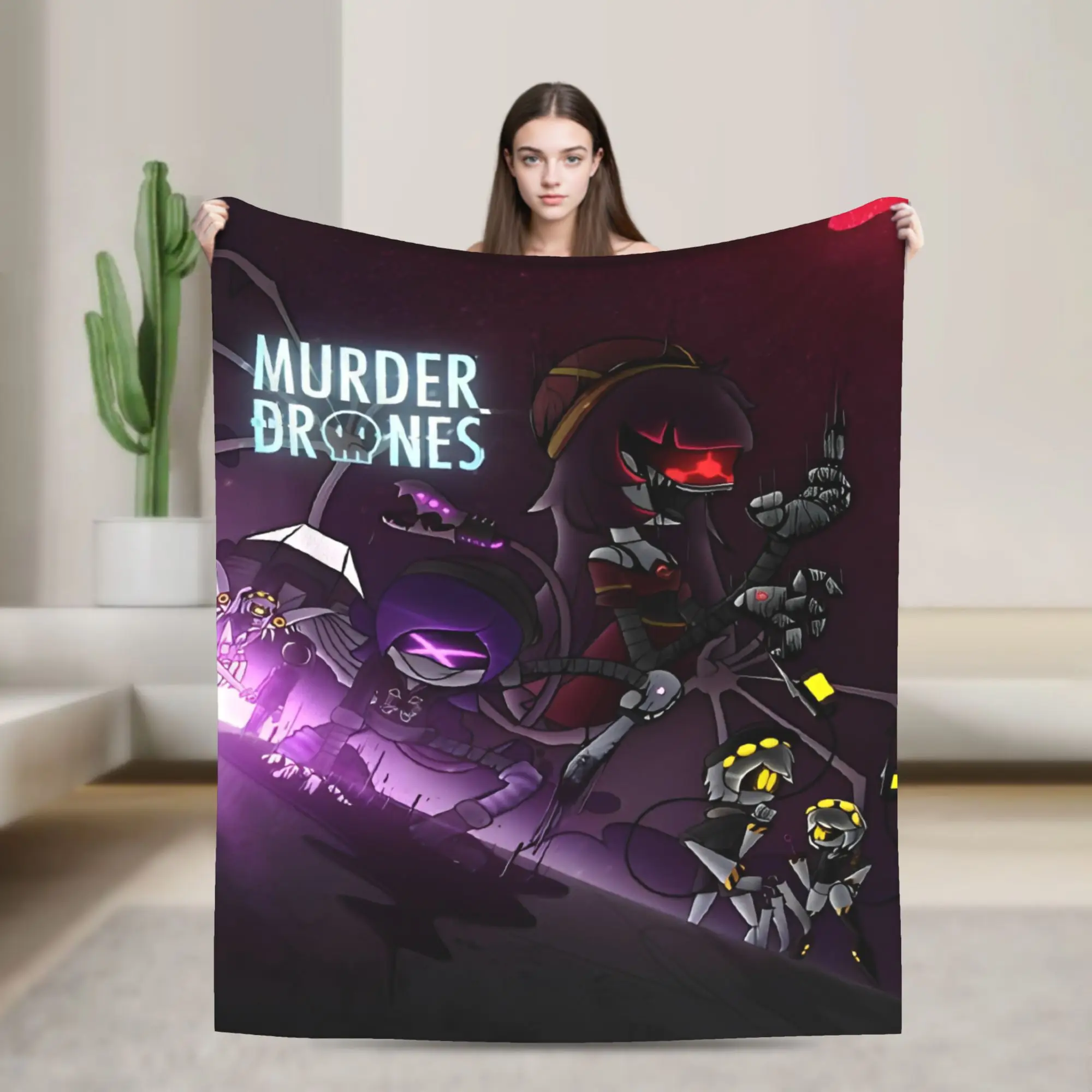 Robot Murder Drones V Uzi Flannel Blanket Soft Durable Throw Blanket for Home Decor Picnic Funny Bedspread Sofa Bed Cover
Robot Murder Drones V Uzi Flannel Blanket Soft Durable Throw Blanket for Home Decor Picnic Funny Bedspread Sofa Bed Cover