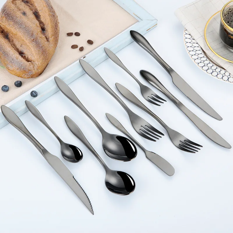 10 Pcs Dinnerware Set Stainless Steel Cutlery Set Forks Knives Spoons Complete Tableware Dining Tables Modern Kitchen Utensils
10 Pcs Dinnerware Set Stainless Steel Cutlery Set Forks Knives Spoons Complete Tableware Dining Tables Modern Kitchen Utensils