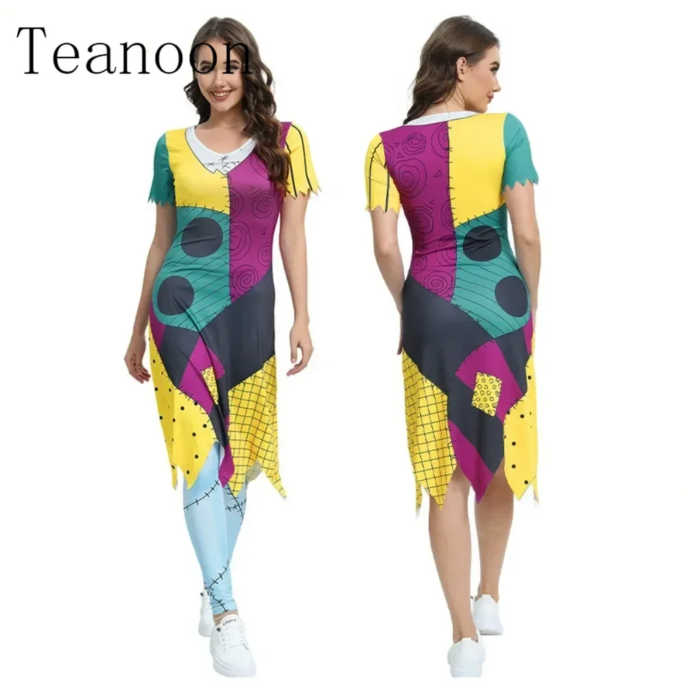 Christmas Fright Night cos Sally Dress Overlay Roleplay 3D Digital Printed Costume Halloween Costume Printed Dress
Christmas Fright Night cos Sally Dress Overlay Roleplay 3D Digital Printed Costume Halloween Costume Printed Dress