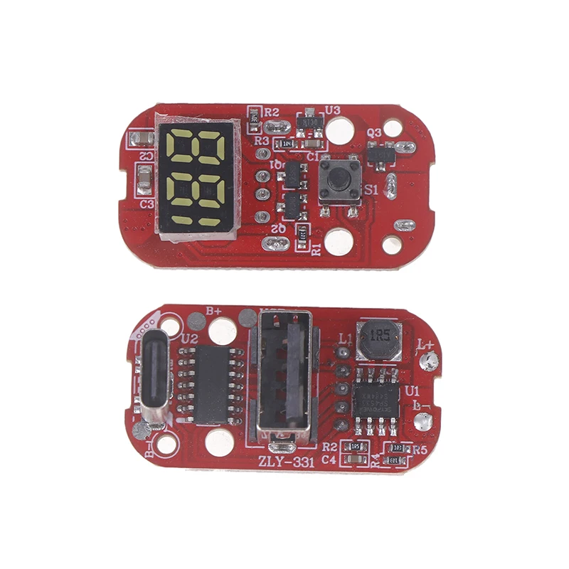 2PCS Newly 0-100 Power Display PCB Driver Plate For Flashlight Fishing Light DIY Repair Parts Type-C Charging Function
2PCS Newly 0-100 Power Display PCB Driver Plate For Flashlight Fishing Light DIY Repair Parts Type-C Charging Function