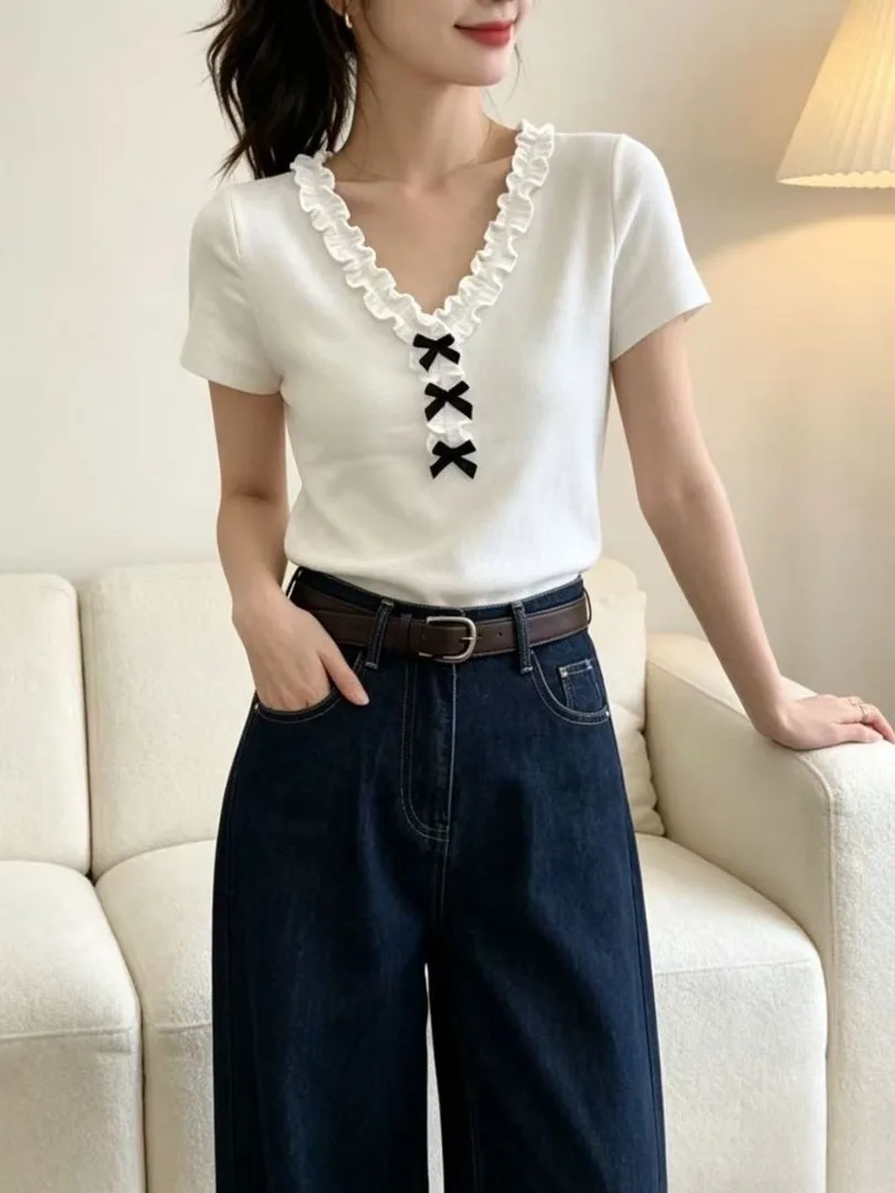 Light Purple Wooden Short Sleeve T-Shirt Women's Stylish Summer plus Size Slimming Belly Covering Beautiful Top
Light Purple Wooden Short Sleeve T-Shirt Women's Stylish Summer plus Size Slimming Belly Covering Beautiful Top