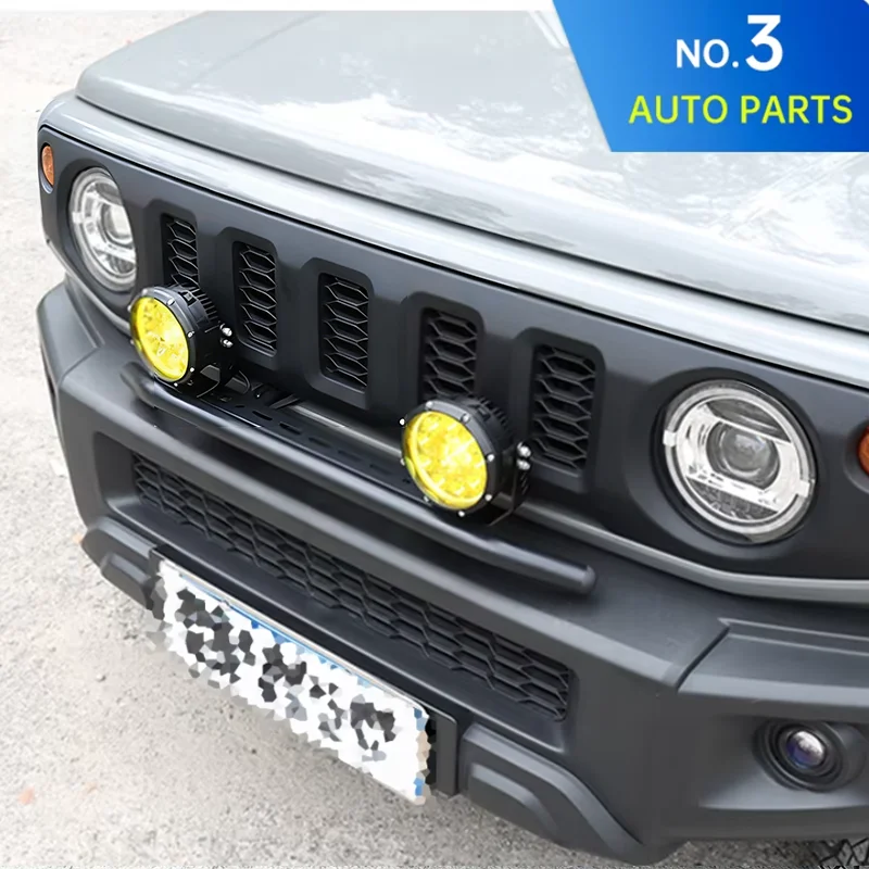Car Front Bumper Grills Spotlight Bracket Supports Off-road Accessories For Suzuki Jimny 3 door 2019 2025 JB64 JB74
Car Front Bumper Grills Spotlight Bracket Supports Off-road Accessories For Suzuki Jimny 3 door 2019 2025 JB64 JB74