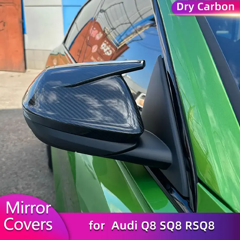 Prepreg Dry Carbon Rearview Mirror Covers for Audi Q8 SQ8 RSQ8 Utility 4-Door 2020-2023 No Lane Assit Add On Car Side Mirror Cap
Prepreg Dry Carbon Rearview Mirror Covers for Audi Q8 SQ8 RSQ8 Utility 4-Door 2020-2023 No Lane Assit Add On Car Side Mirror Cap