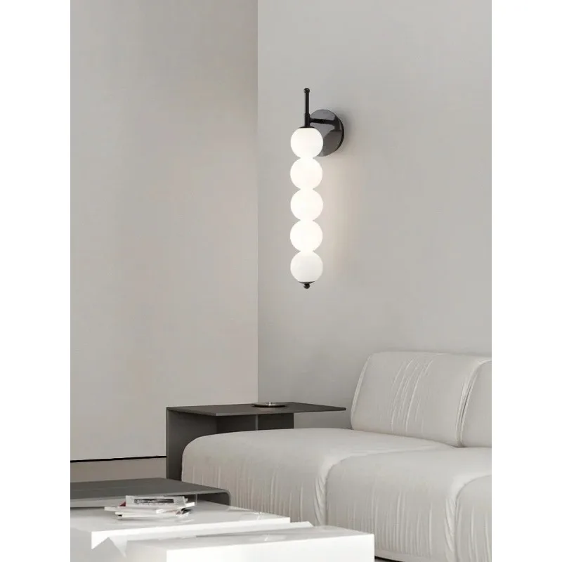 Wall Lamp Bedroom Nordic Minimalist Glass Lamp for Corridor Living Room Background Wall Light
Wall Lamp Bedroom Nordic Minimalist Glass Lamp for Corridor Living Room Background Wall Light