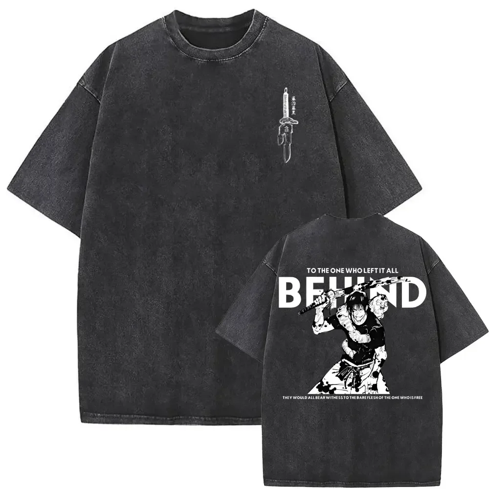 Washed Vintage Men Women Anime Jujutsu Kaisen Fushiguro Toji To The One Who Lfft It All Behind T-shirt Manga Casual T Shirts
Washed Vintage Men Women Anime Jujutsu Kaisen Fushiguro Toji To The One Who Lfft It All Behind T-shirt Manga Casual T Shirts