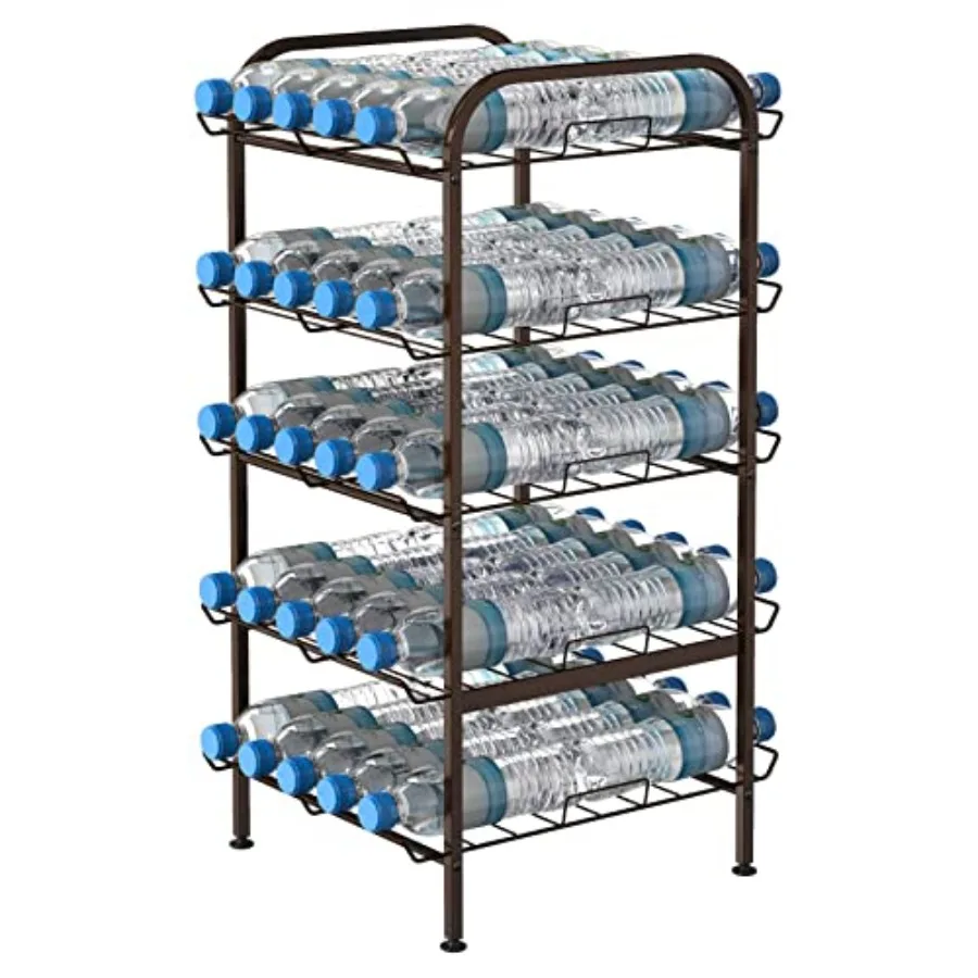 5 Tier Water Bottle Organizer Vertical Free Standing Storage Shelf Metal Beverage Rack Dispenser Large Capacity Bottled Water H
5 Tier Water Bottle Organizer Vertical Free Standing Storage Shelf Metal Beverage Rack Dispenser Large Capacity Bottled Water H