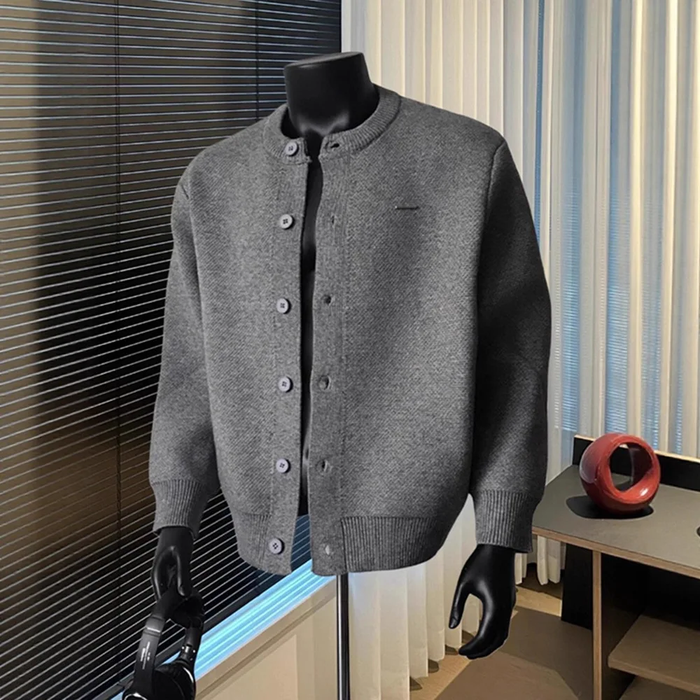 Spot New Baseball Collar Cardigan Solid Color Loose Casual Lazy Trendy Men's Sweater Jacket Men's and Women's Outer Sweater
Spot New Baseball Collar Cardigan Solid Color Loose Casual Lazy Trendy Men's Sweater Jacket Men's and Women's Outer Sweater