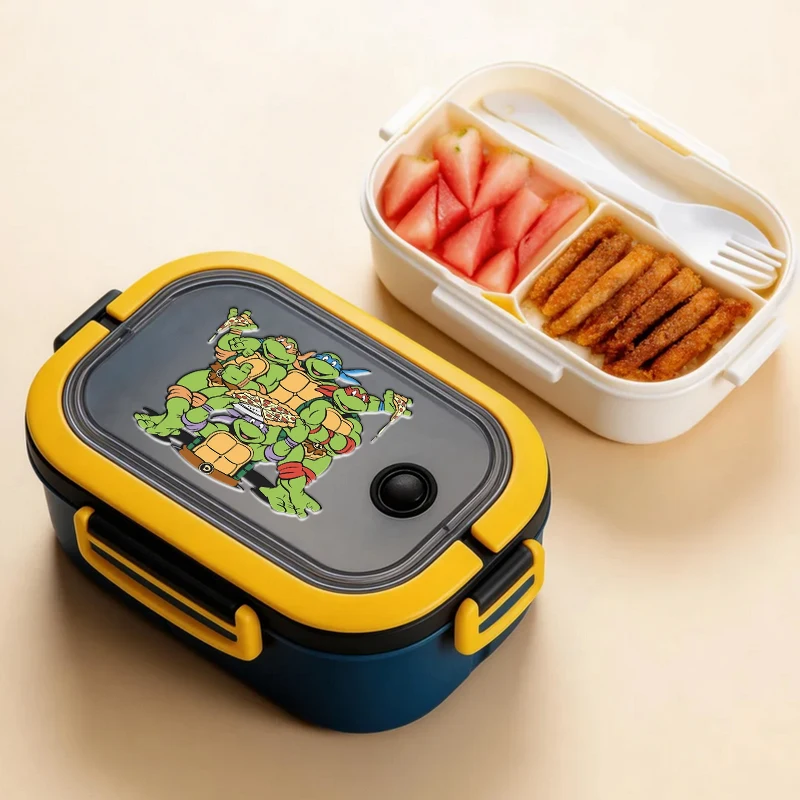 Teenage Mutant Ninja Turtles Series Lunch Box with Fork Spoon Cute Fruit Food Bento Bowl Microwave Convenient Heat Cartoon Gifts
Teenage Mutant Ninja Turtles Series Lunch Box with Fork Spoon Cute Fruit Food Bento Bowl Microwave Convenient Heat Cartoon Gifts
