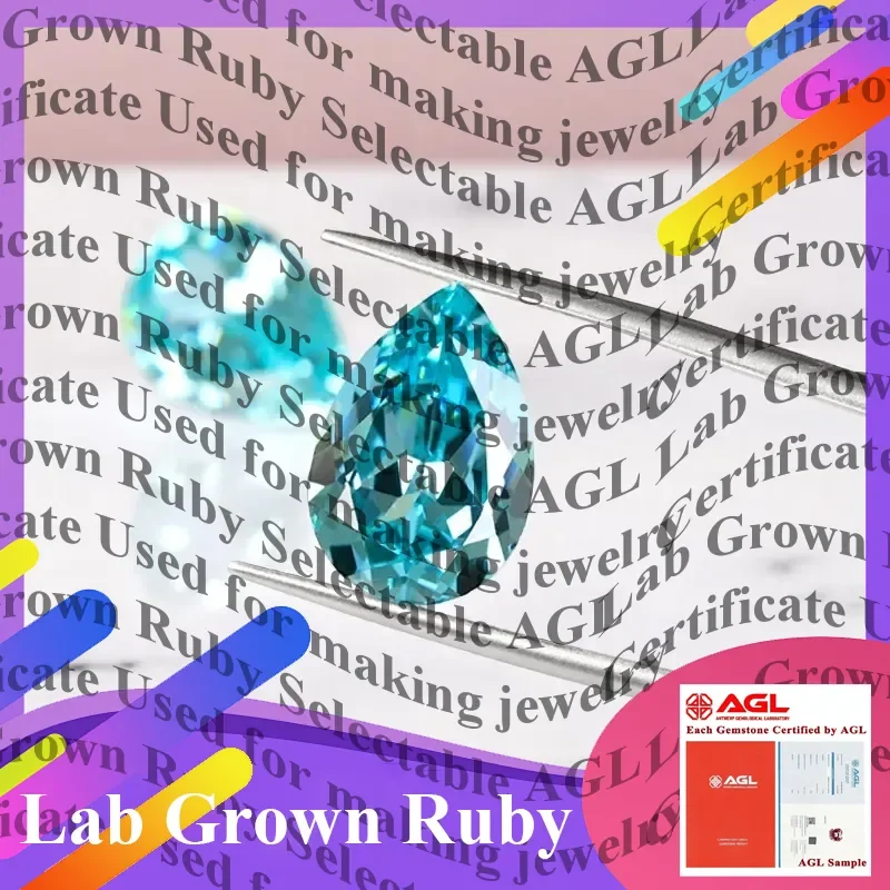 TOP Lab Grown Paraiba Pear Cut Paraiba Color DIY Charms Jewelry Earring Rings Making Main Materials Selectable AGL Certificate
TOP Lab Grown Paraiba Pear Cut Paraiba Color DIY Charms Jewelry Earring Rings Making Main Materials Selectable AGL Certificate