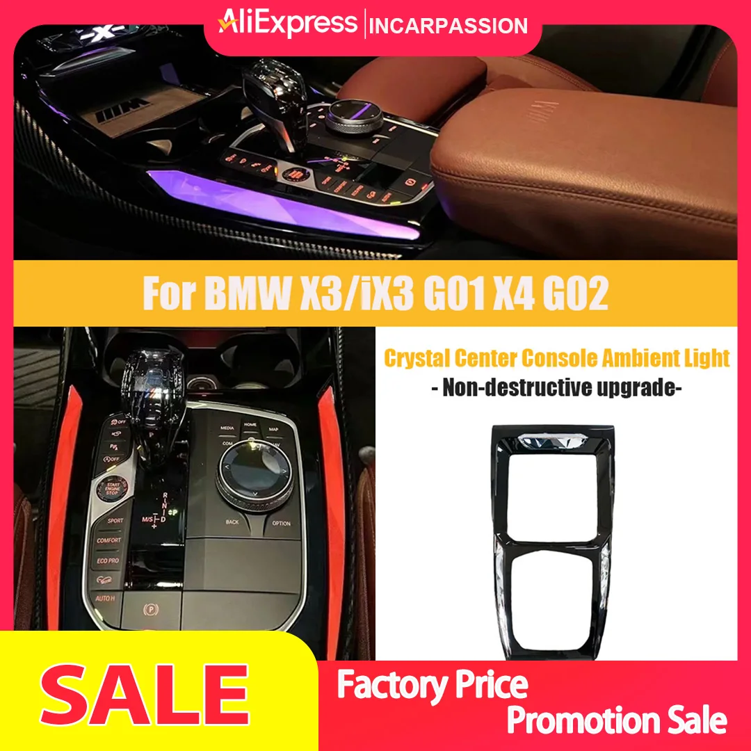 11-цветный хрустальный светильник для центральной консоли для BMW New X3 X4 IX3 G01 G02 2022-2024, автомобильный светодиодный декоративный светильник, окружающий свет
11-цветный хрустальный светильник для центральной консоли для BMW New X3 X4 IX3 G01 G02 2022-2024, автомобильный светодиодный декоративный светильник, окружающий свет