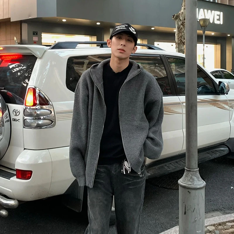 Мужской вязаный кардиган на молнии Deep ey, осенне-зимний, в американском уличном стиле, с капюшоном, из пряжи, премиум-класса, трикотажная кофта/куртка
Мужской вязаный кардиган на молнии Deep ey, осенне-зимний, в американском уличном стиле, с капюшоном, из пряжи, премиум-класса, трикотажная кофта/куртка