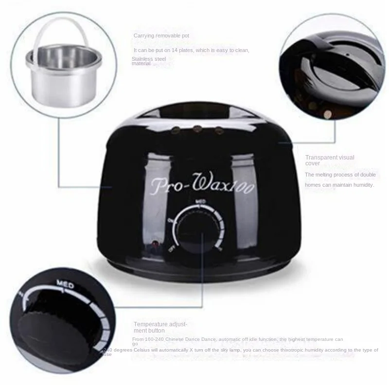 Multifunctional C Hair Removal Hot Wax Machine Wax Melting Pot Hand Wax Mask D Hot Wax Device Beauty Salon Melt
Multifunctional C Hair Removal Hot Wax Machine Wax Melting Pot Hand Wax Mask D Hot Wax Device Beauty Salon Melt