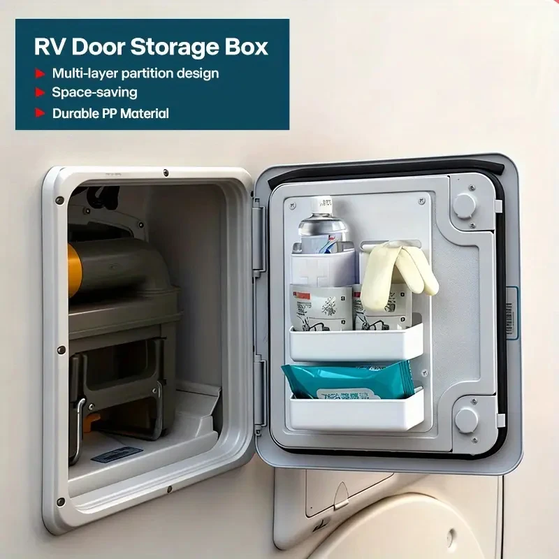 White Motorhome Caravan Toilet Compartment Door Storage Pocket For Kassett Shelf Boxes High Quality RV Storage Accessories
White Motorhome Caravan Toilet Compartment Door Storage Pocket For Kassett Shelf Boxes High Quality RV Storage Accessories