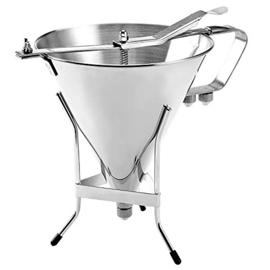 Stainless Steel Confectionery Funnels with Stand and 3 Nozzles Commercial Grade Cake Decorating Tool Bakery Use Precise Dispens
Stainless Steel Confectionery Funnels with Stand and 3 Nozzles Commercial Grade Cake Decorating Tool Bakery Use Precise Dispens