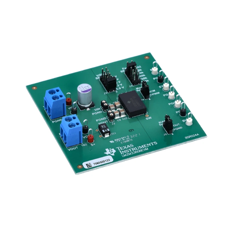 LMZM33606EVM Power Module Evaluation Board - 3.5V-36V Input, 1V-20V Output, 6A Current
LMZM33606EVM Power Module Evaluation Board - 3.5V-36V Input, 1V-20V Output, 6A Current