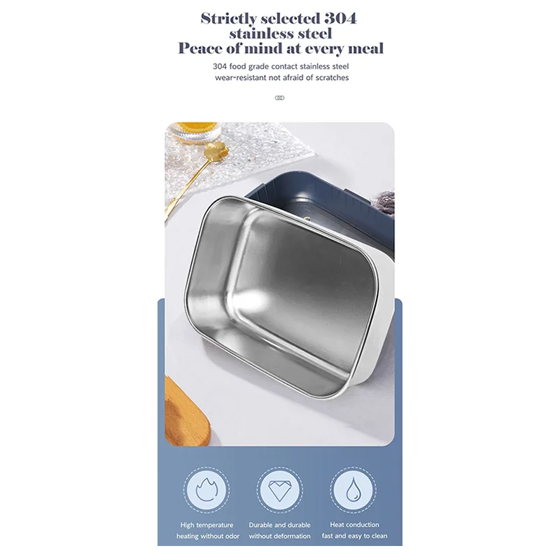 ABKR-Портативный домашний обогревательный и изолированный ланч-бокс с подкладкой из нержавеющей стали и изоляционной сумкой - электрический дизайн для переноски EU P
ABKR-Портативный домашний обогревательный и изолированный ланч-бокс с подкладкой из нержавеющей стали и изоляционной сумкой - электрический дизайн для переноски EU P