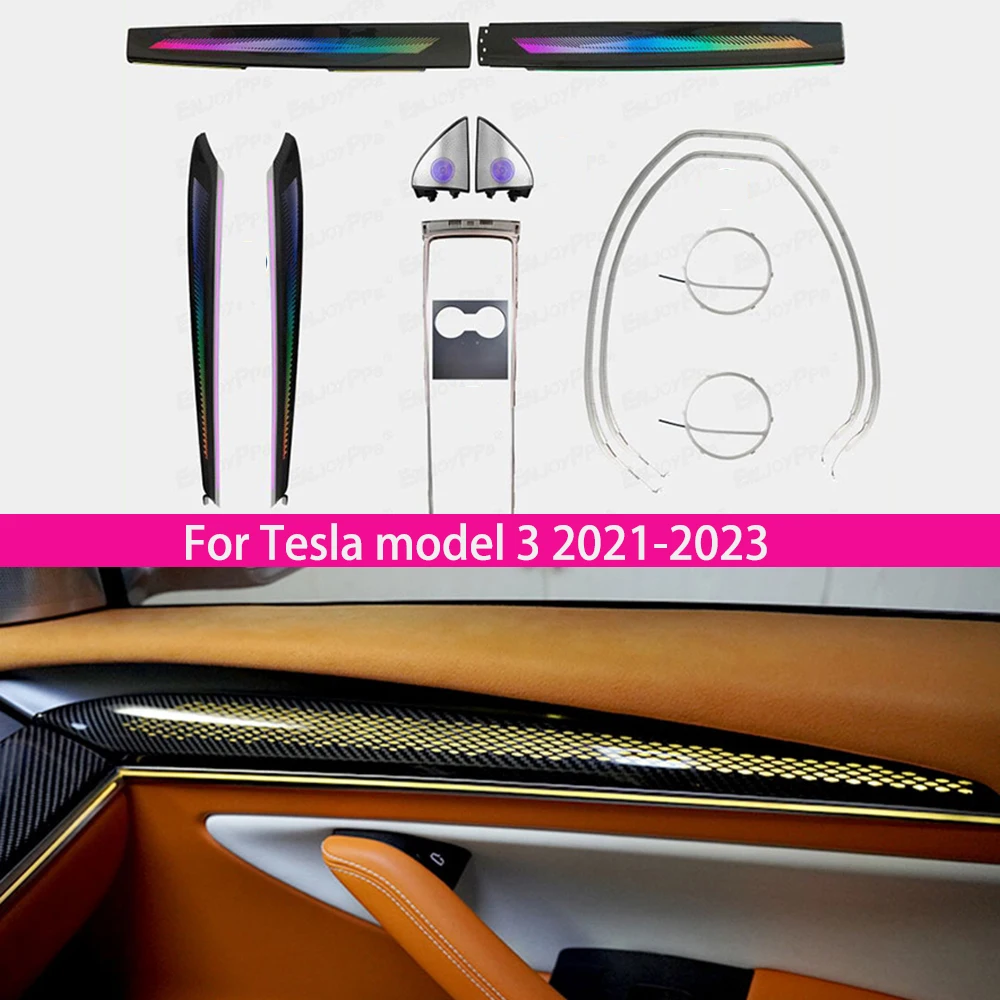 Для Tesla Model 3 2021-2023, атмосферная лампа, панель отделки в виде чешуи дракона, модель Y, модифицированная внутренняя лампа с радиевой резьбой, атмосферная лампа
Для Tesla Model 3 2021-2023, атмосферная лампа, панель отделки в виде чешуи дракона, модель Y, модифицированная внутренняя лампа с радиевой резьбой, атмосферная лампа