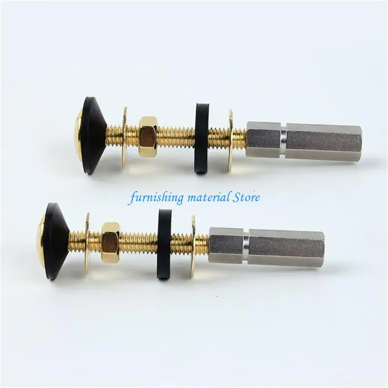Y5GD 2Pcs Toilet Bolts Set High Performances Replacement Screws and Rubber Gaskets for Easy Installation Designs
Y5GD 2Pcs Toilet Bolts Set High Performances Replacement Screws and Rubber Gaskets for Easy Installation Designs